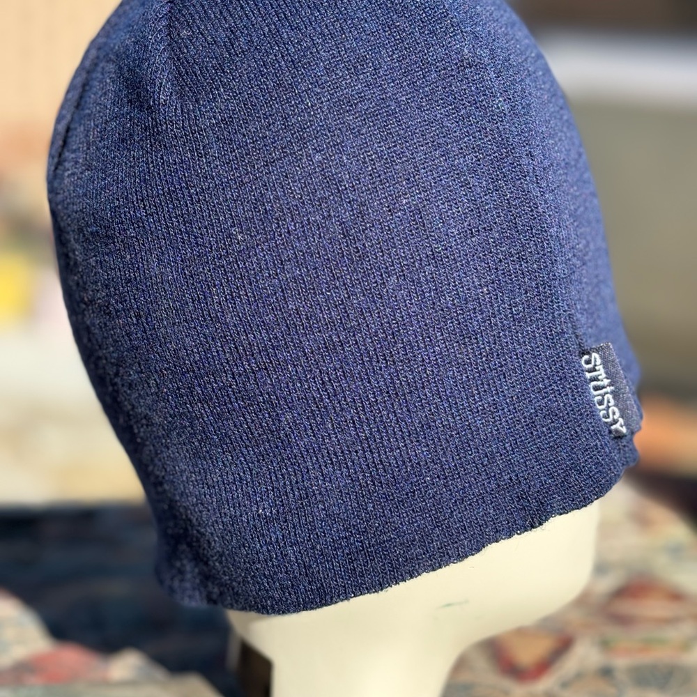 Stussy Navy Knit Hat